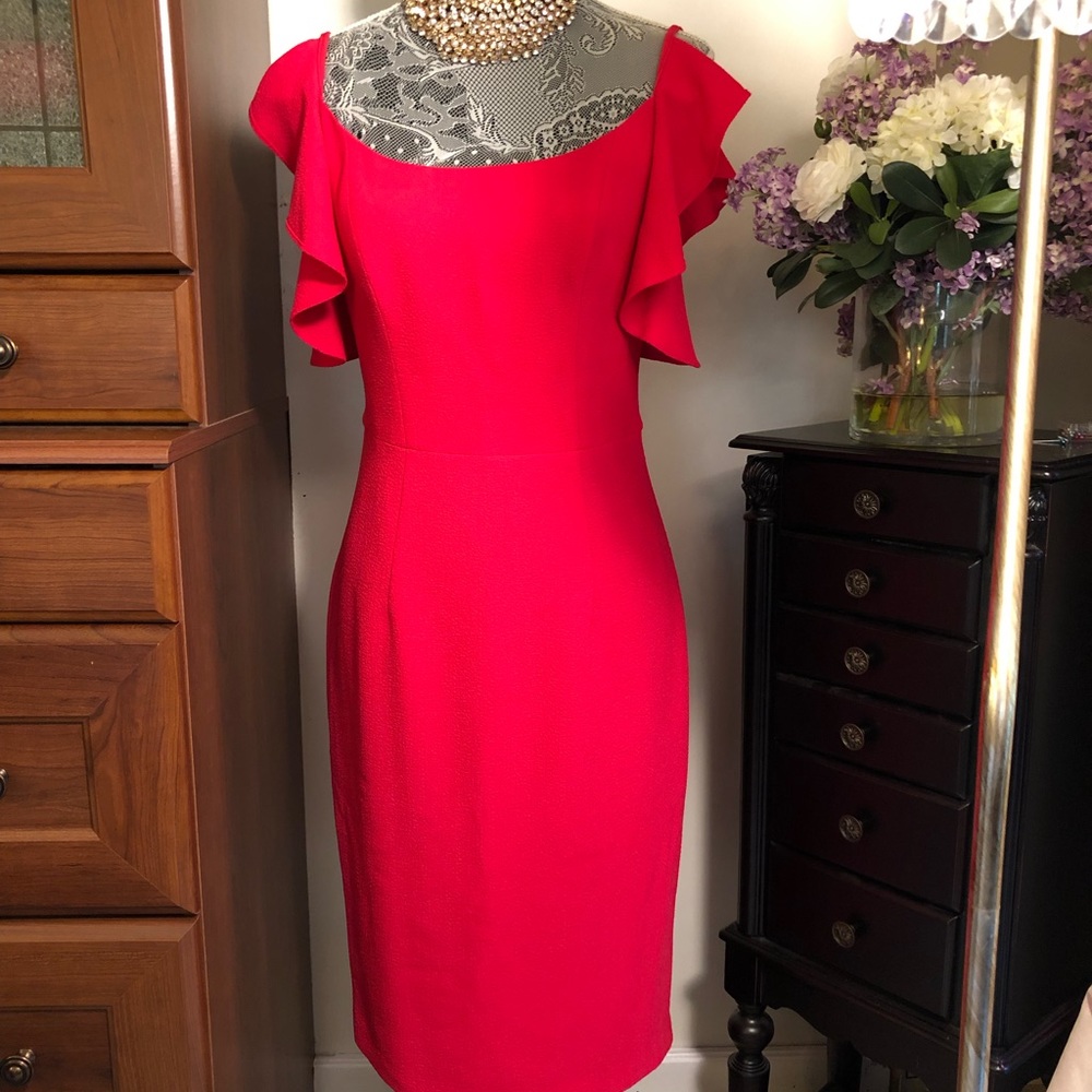 Fuchsia cocktail dress